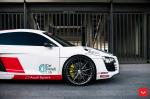 Audi R8 V10 on Vossen Wheels (VFS4) 2017 года